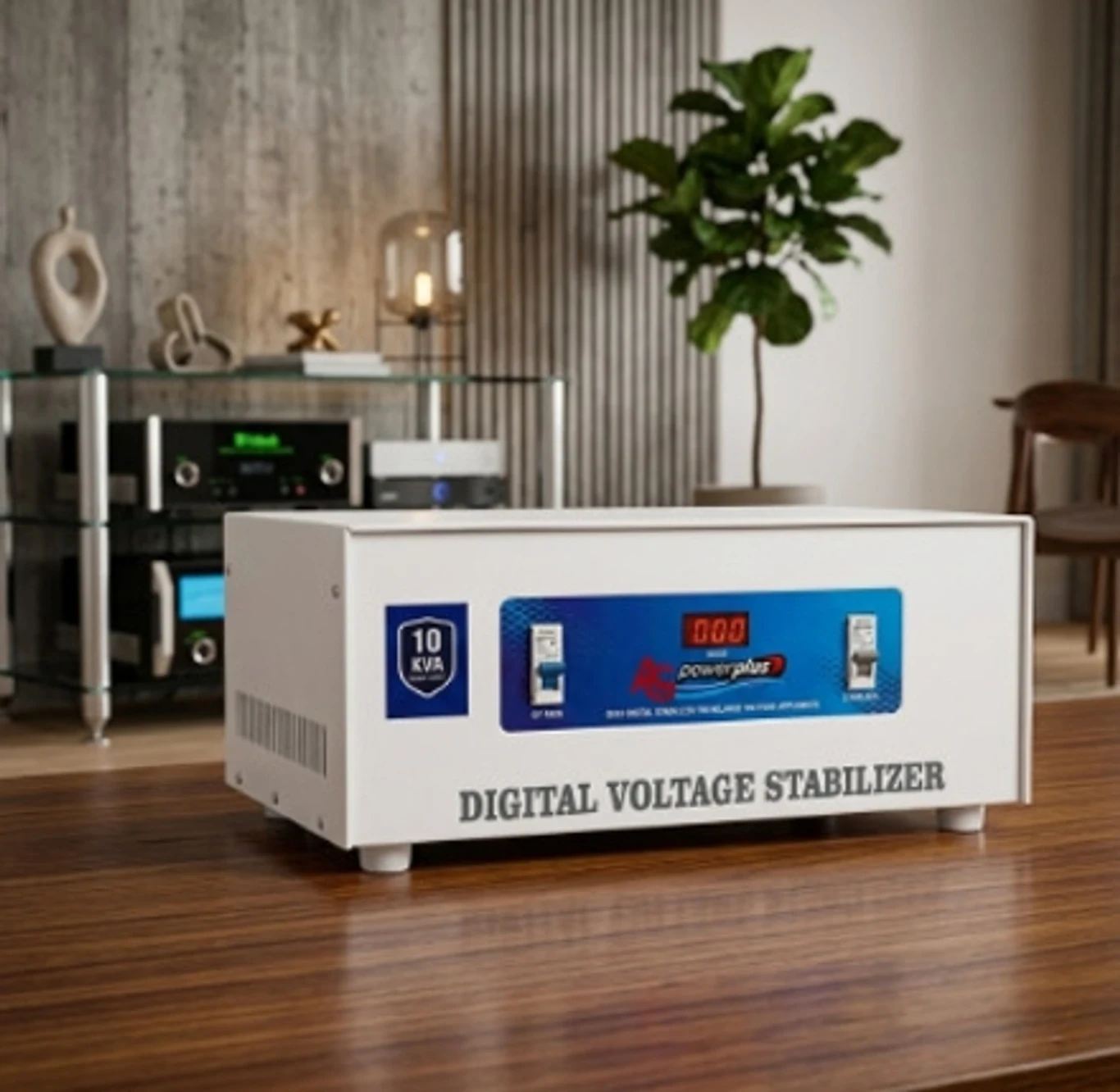 AG Power Plus 10kVA Mainline Voltage Stabilizer (130V–300V)