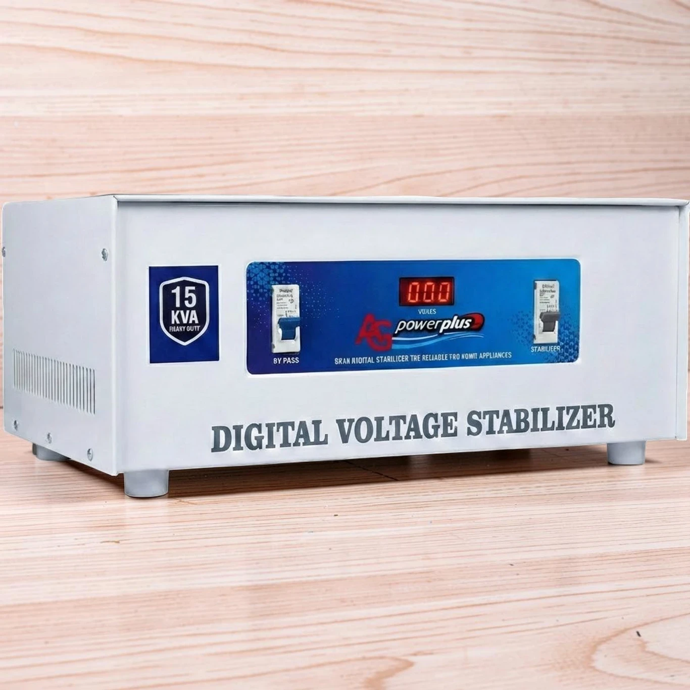 AG Power Plus 15kVA Mainline Voltage Stabilizer (150V–300V)